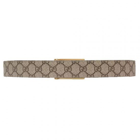 Reversible belt with Square G buckle