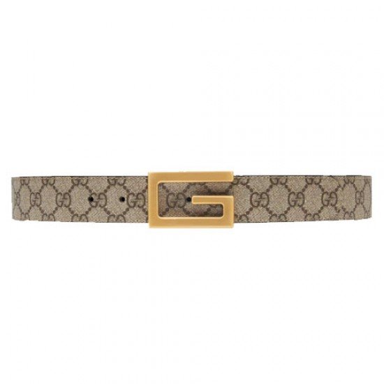 Reversible belt with Square G buckle