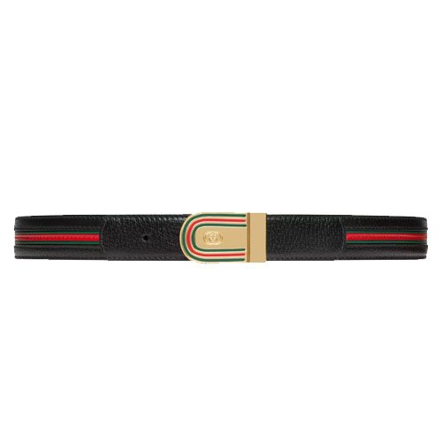 Belt with Interlocking G buckle