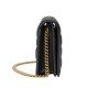 GG Matelasse chain wallet black