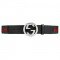 Webbing G belt with buckle Red green