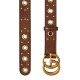 GG Marmont eyelet belt brown