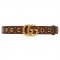 GG Marmont eyelet belt brown