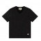 Linen V-neck T-shirt with Double G