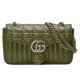 GG Marmont small shoulder bag green