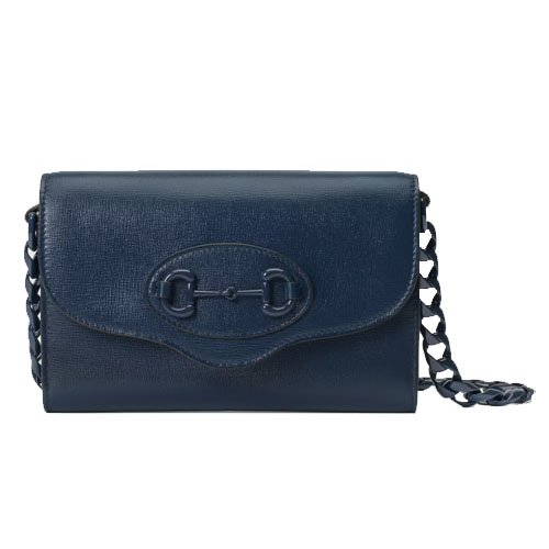 Gucci Horsebit 1955 mini bag blue