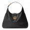 Aphrodite large shoulder bag black