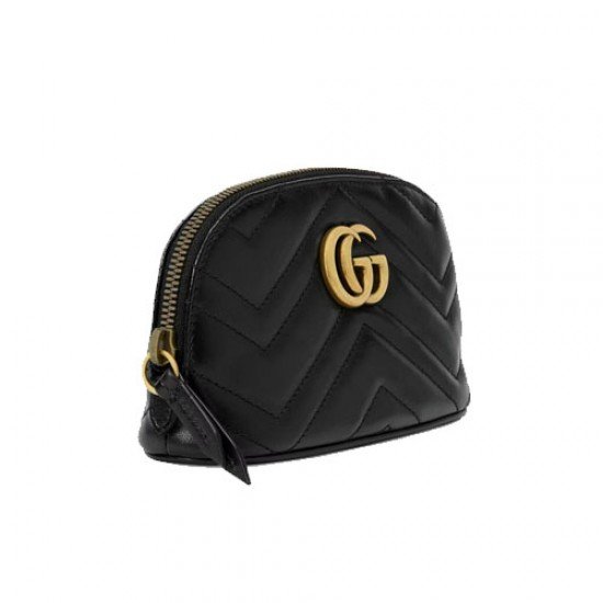 GG Marmont cosmetic case black