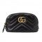 GG Marmont cosmetic case black