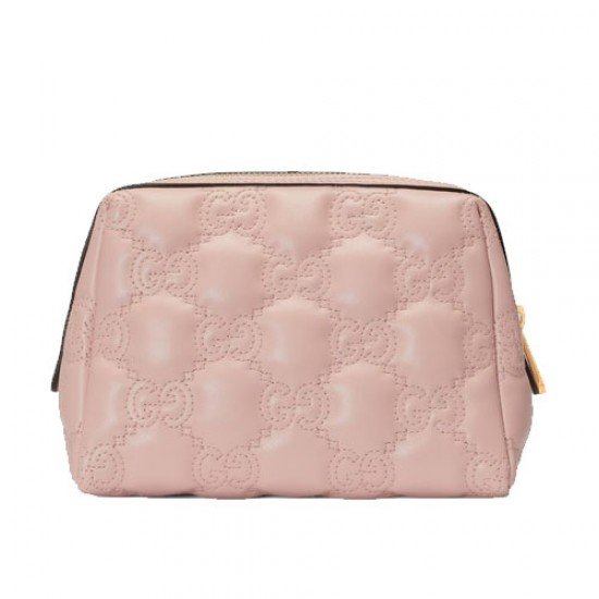 GG Matelassé beauty case pink