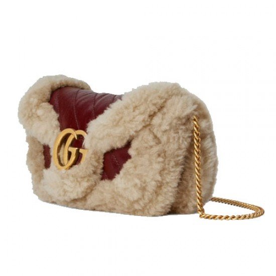 GG Marmont wool super mini bag