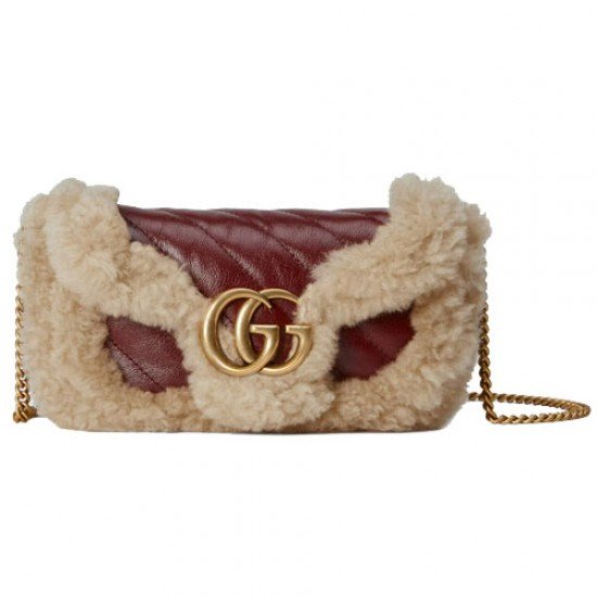 GG Marmont wool super mini bag