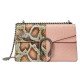 Dionysus python small shoulder bag pink