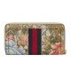 Ophidia GG Flora zip around wallet