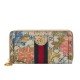 Ophidia GG Flora zip around wallet