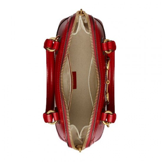 Gucci Horsebit 1955 small handle bag Red