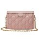 GG Matelasse leather small bag pink