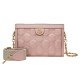 GG Matelasse leather small bag pink