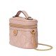 GG Matelasse top handle mini bag pink