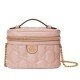 GG Matelasse top handle mini bag pink