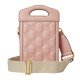 GG matelasse top handle mini bag pink