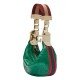 Gucci Attache ostrich mini bag green