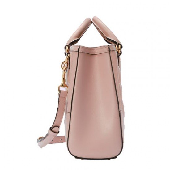 GG matelasse mini top handle bag pink