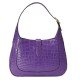 Jackie 1961 small crocodile bag Purple