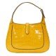 Jackie 1961 mini crocodile bag Yellow