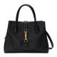 Jackie 1961 small natural grain tote black