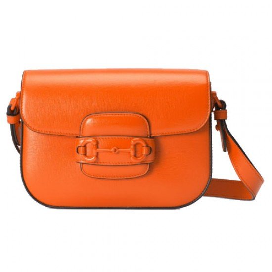 Gucci Horsebit 1955 small shoulder orange