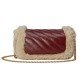 GG Marmont super mini bag wine red