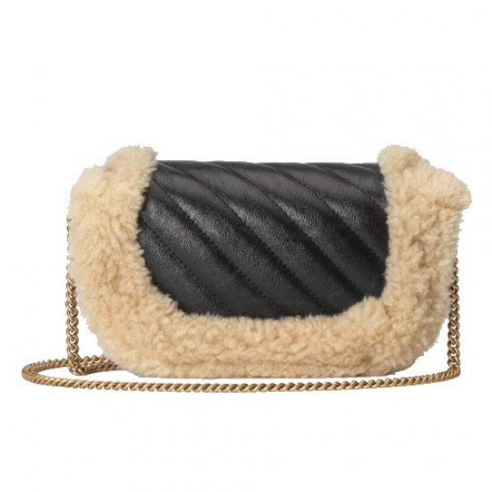 GG Marmont super mini bag black