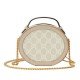 Ophidia mini chain bag Beige white