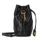 GG Matelasse bucket bag black