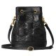 GG Matelasse bucket bag black