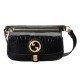 Gucci Blondie crocodile belt bag black