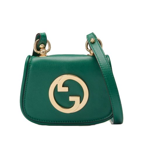 Gucci Blondie card case wallet green
