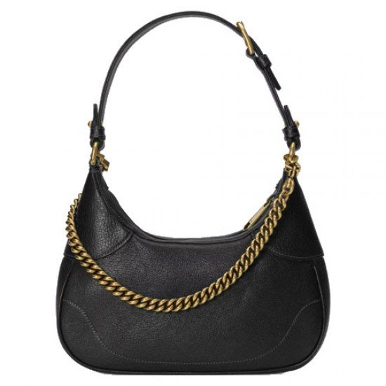 Aphrodite small shoulder bag black