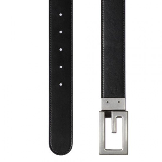 Reversible belt with Square G buckle