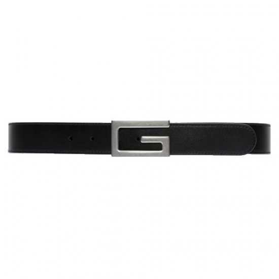 Reversible belt with Square G buckle