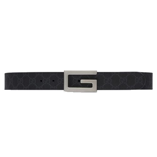 Reversible belt with Square G buckle