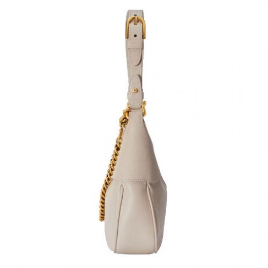 Aphrodite small shoulder bag white