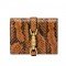 Jackie 1961 python card case wallet brown