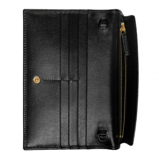 Horsebit 1955 wallet with chain black