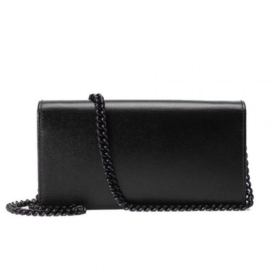 Horsebit 1955 wallet with chain black