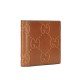 GG embossed wallet brown