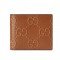 GG embossed wallet brown