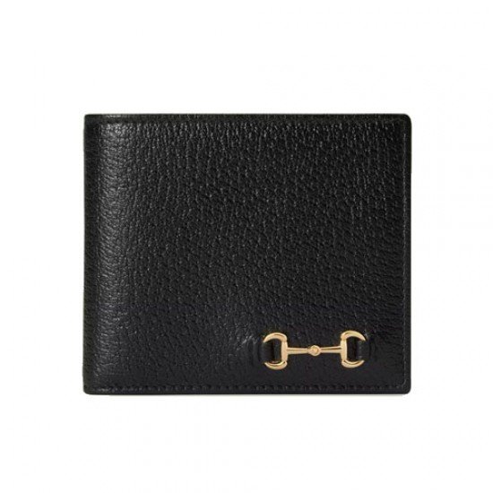 Bi fold wallet with Horsebit black