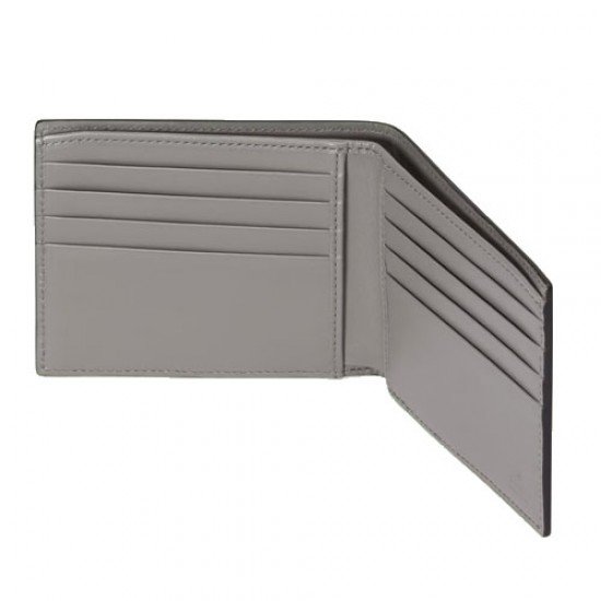 GG embossed wallet grey